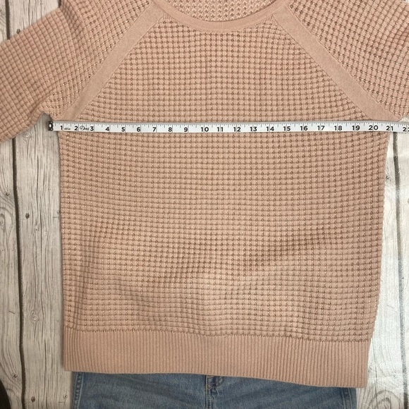 Vince Waffle-knit Pull Over Cashmere Blend Sweater - Picture 8 of 14